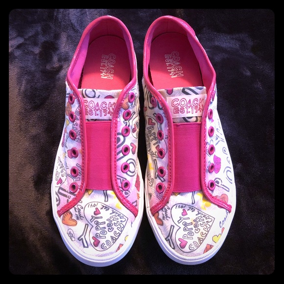 Authentic Coach Poppy Slip-Ons - Picture 1 of 8